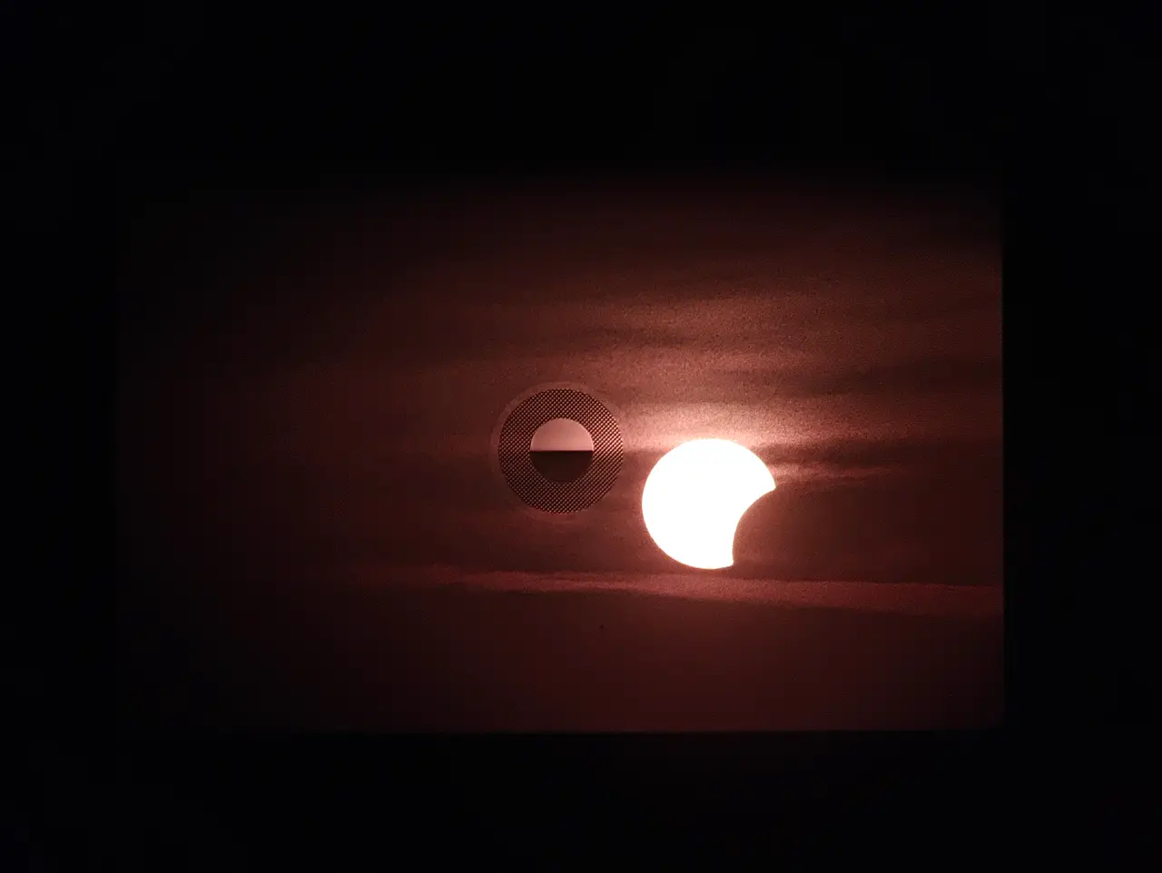 The sun in eclipse