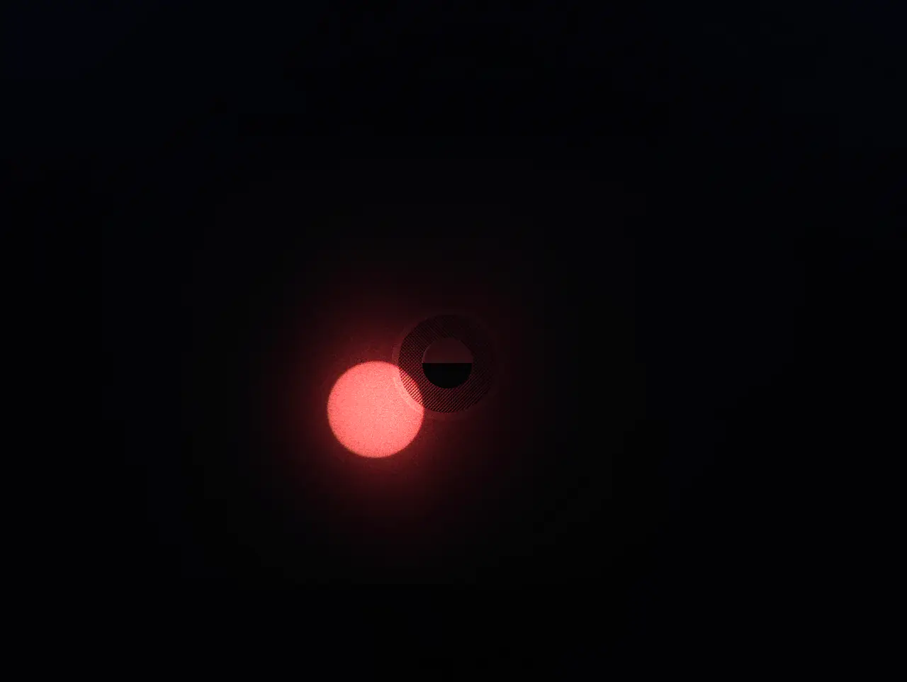 The sun through the filter